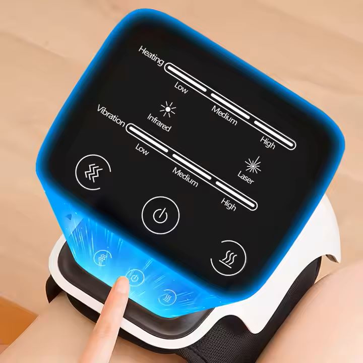 ThermoGen Pro masseur de genou: chauffant,vibrant et lumière infrarouge